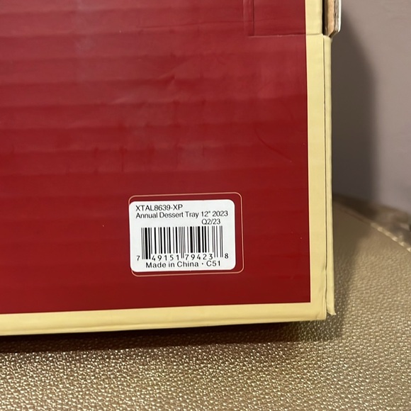 Spode Christmas Tree Annual Dessert Tray 12” 2023 - Picture 5 of 11